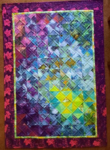 Scrappy Strip Pieced Wall Hanging